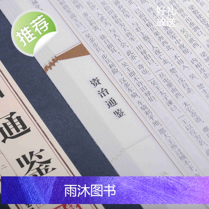 线装4册]线装资治通鉴白话版全集正版原著4册 全译文通识读本 中国通史史记青少年版二十四史中国古代史历史类书籍高清大图