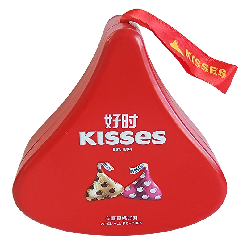 Hershey’s/好时巧克力好时6粒铁盒婚庆喜糖Kisses成品巧克力喜糖礼盒装 共享美好时刻