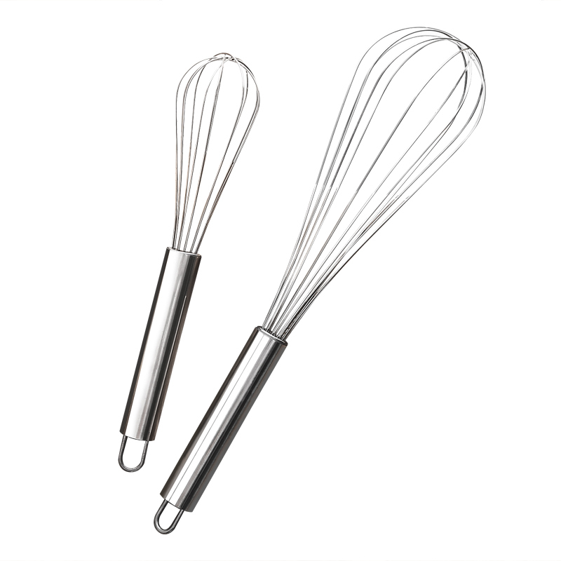 2个装[6*25cm]10寸不锈钢打蛋器 手动打蛋棒鸡蛋搅拌搅蛋器蛋抽打发奶油家用烘焙工具