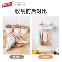 太力壁挂式厨房调料品置物架免打孔窗台转角调味料调料瓶收纳架子