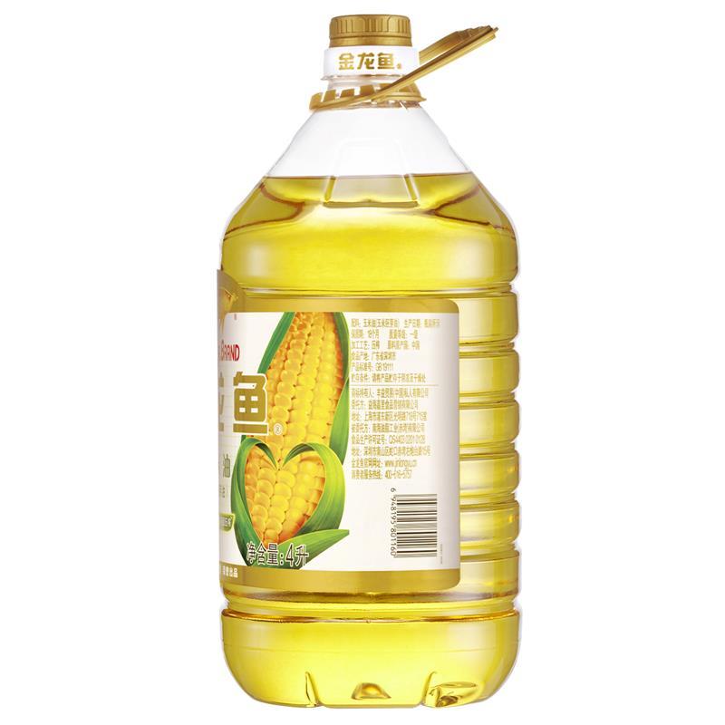 金龙鱼 食用油 非转压榨 玉米油4L(新老包装随机发放)