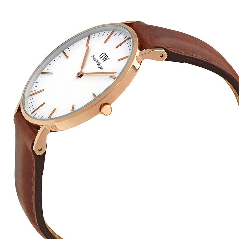直营danielwellington丹尼尔惠灵顿手表dw手表36mm金边皮带超薄石英