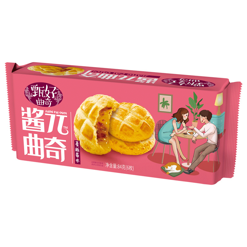 好吃点酱π曲奇84*6盒组合装 零食小饼干休闲食品办公室下午茶