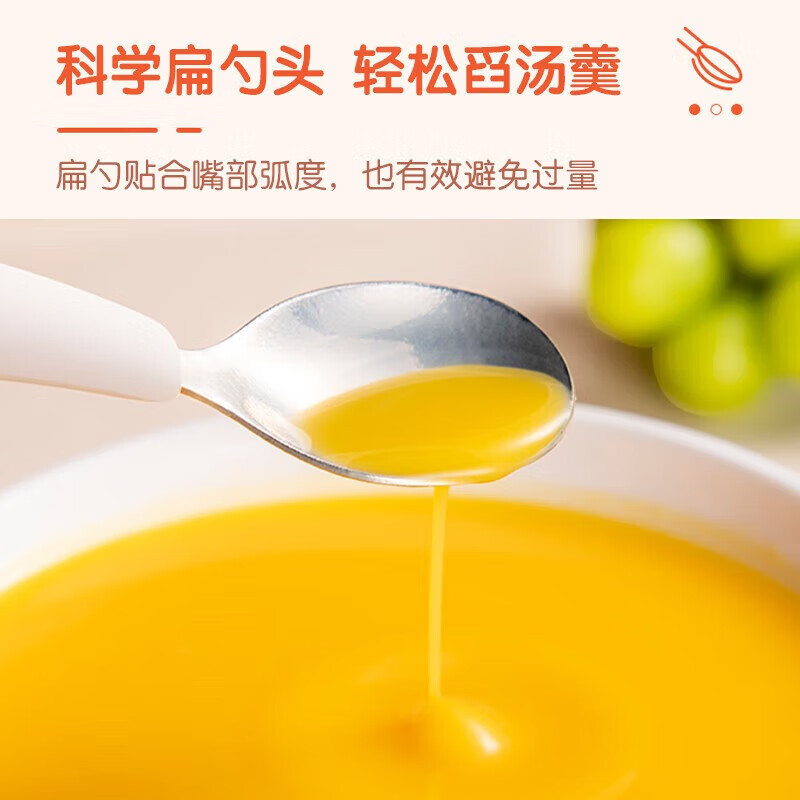 松下儿童硅胶叉勺MX-CA13-D高清大图