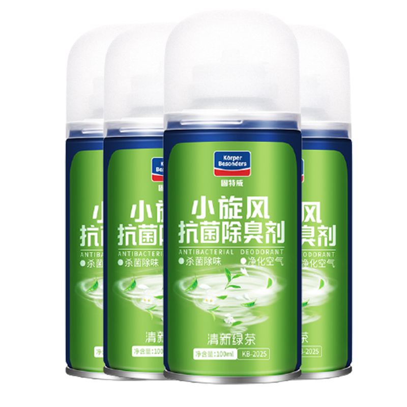 固特威(Korper Besonders)车内除味剂抗菌去异味杀菌喷雾车用空气清新剂抗菌除臭剂 四瓶