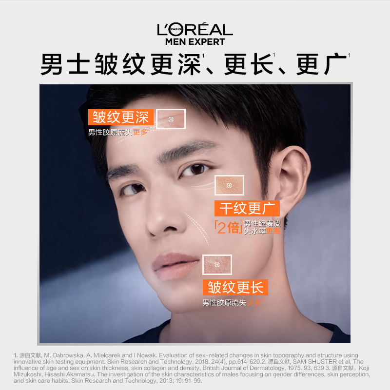 欧莱雅L’OREAL 15ml 精华液 通用肤质 国产有外盒密封超保湿滋养淡纹精华液高清大图