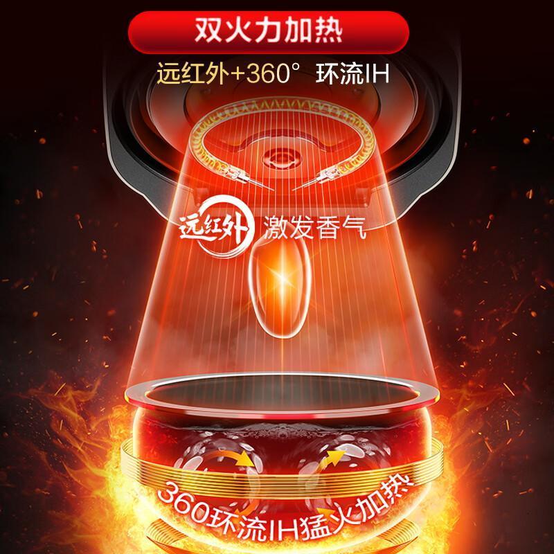 苏泊尔(SUPOR)本釜电饭煲4L远红外穿透加热技术360环流IH家用SF40HC0907高清大图
