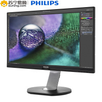 飞利浦(Philips) 272P7VUBNB/93 27英寸 4K/UHD IPS技术广色域 10.7亿色 旋转升降支座 Type-C接口 低蓝光不闪屏办公显示器