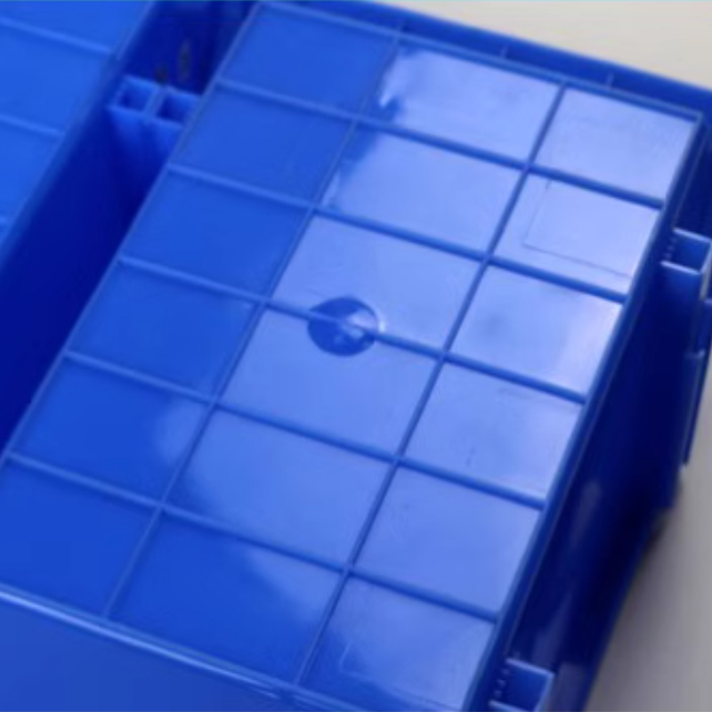 翌嘉 YJ5091050 加厚物料盒 组合式零件盒 斜口盒 250x150x120mm 红色高清大图