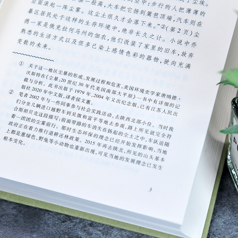 网格本:愤怒的葡萄 [正版]精装 愤怒的葡萄 (美)约翰·斯坦贝克著 网格本人文社外国文学名著丛书 中小学生课外阅读书高清大图