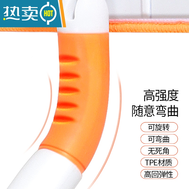 敬平擦玻璃器家用清洁工具伸缩杆双面擦刮水器高层窗户保洁清洗专用 旗舰款白橘撞色4布[喷水壶+泡腾片]高清大图