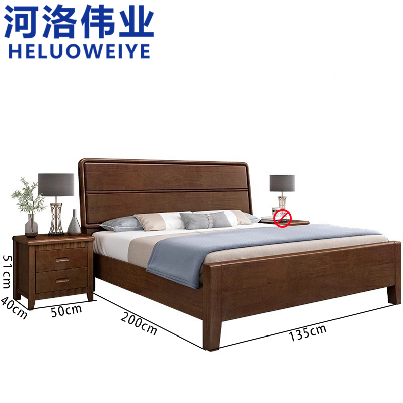 河洛伟业单人床高清大图