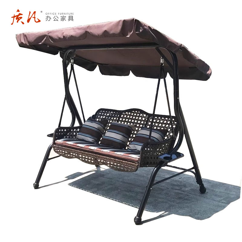 质凡户外秋千摇篮椅吊椅成人室外摇椅阳台吊床铁艺庭院荡秋千摇椅高清大图