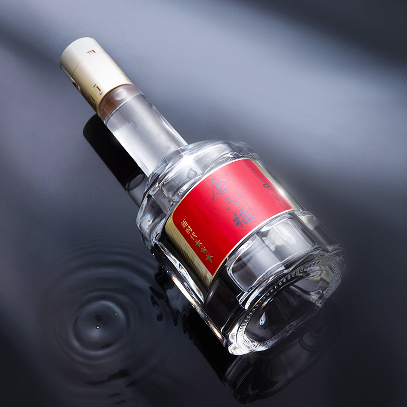 金六福新时代三星52度500ml单瓶浓香型粮食酒整箱白酒固态法酿造优级