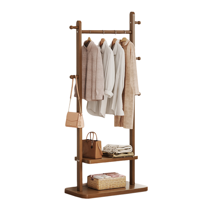 铭思达衣帽架60cm双层个高清大图