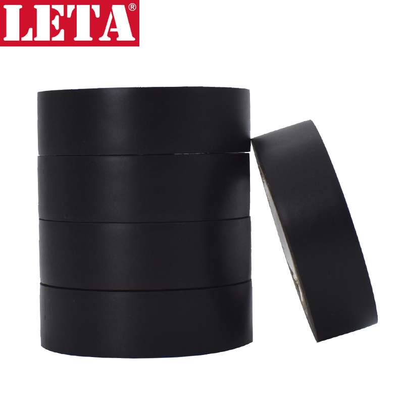 [苏宁自营]勒塔(LETA)工具 黑色绝缘胶带 电工胶带10m*18mm(5卷装) 耐磨防潮耐酸碱LT-PPE552