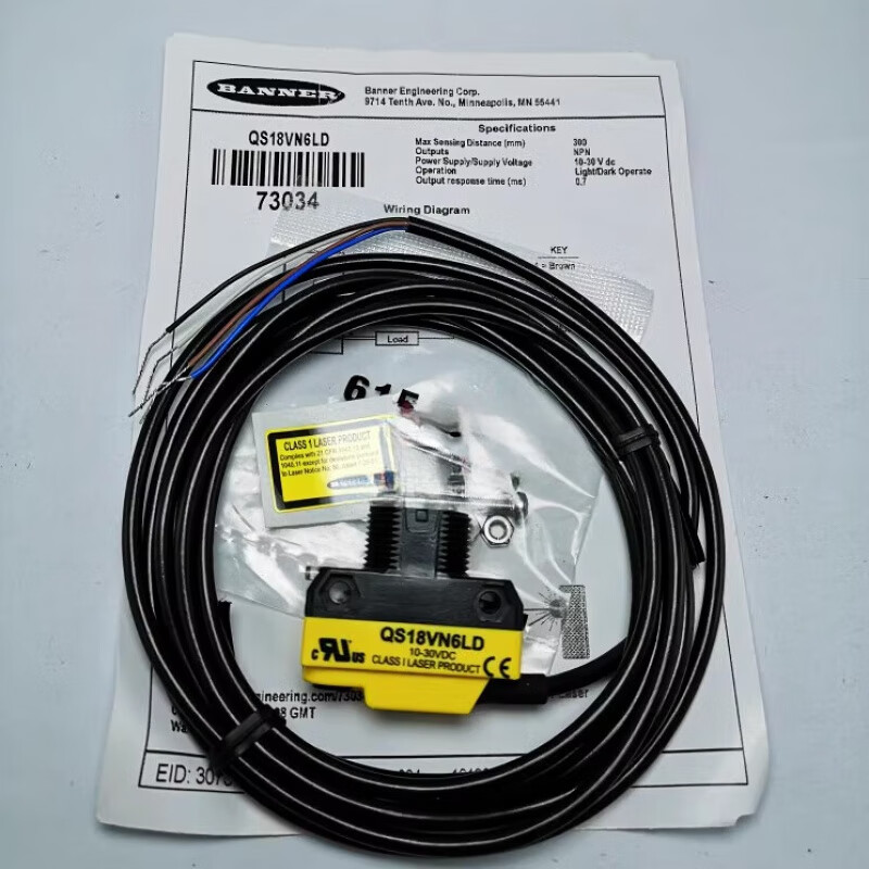 3M 邦纳BANNER激光传感器 QS18VN6LLP