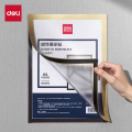 得力(deli)A4磁性展示贴 营业执照框 副本保护套文件框 办公用品 50871 2个装