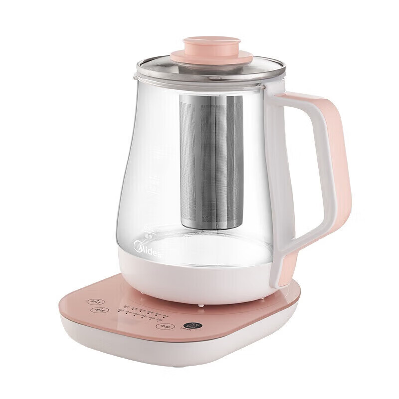 美的(Midea)养生壶1.5L煮茶器花茶壶恒温水壶家用恒温壶电热水壶煮茶壶12大功能智能预约 MK-GE1511 GM