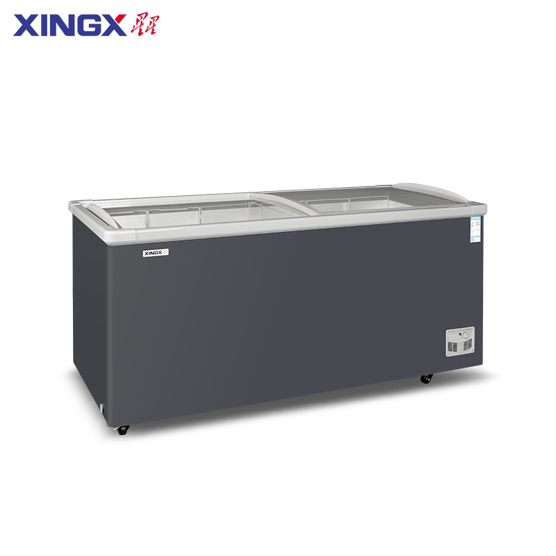 星星(xingx)sd/sc-730b 展示柜商用冰柜大容量冷藏保鲜柜卧式玻璃门