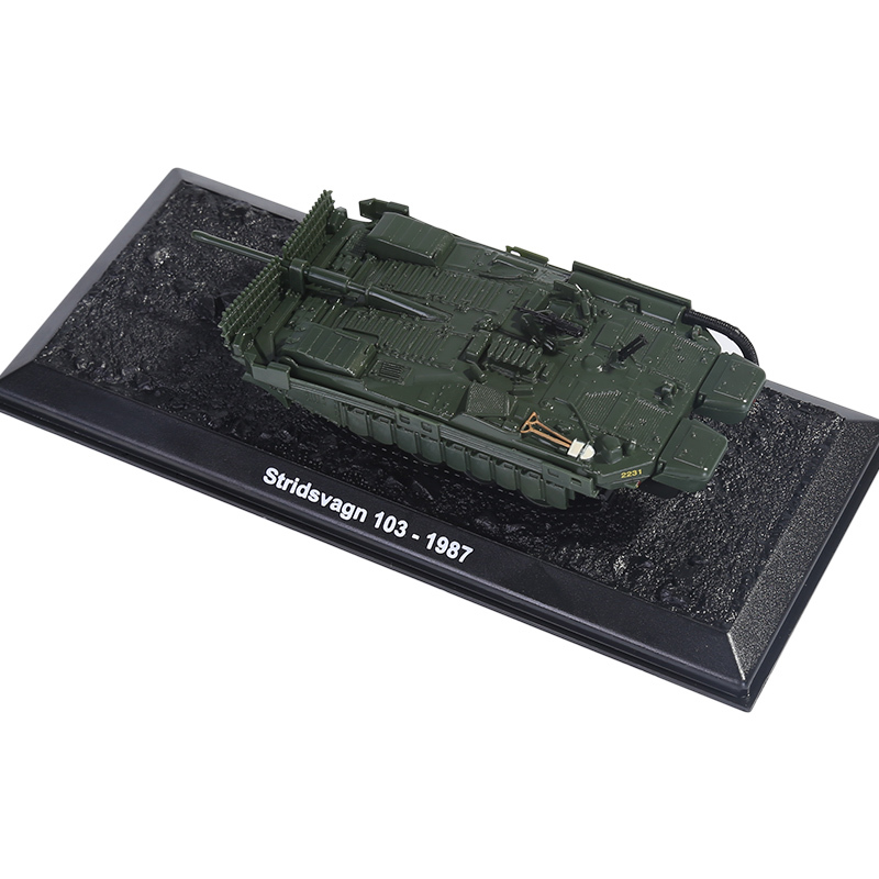Strv 103系列坦克摆件模型瑞典S主战坦克静态摆件模型