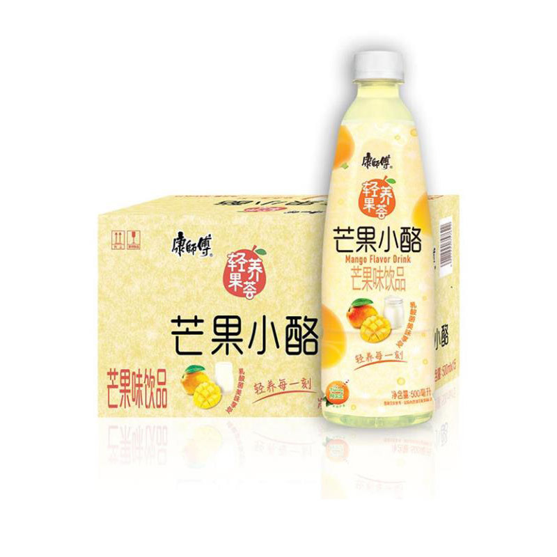 康师傅 芒果小酪/芒果味饮品 500ml/瓶 15瓶/箱 （5箱）