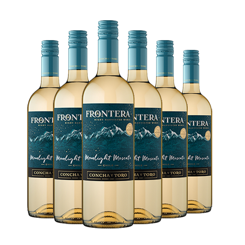 智利原瓶进口干露红魔鬼缘峰夜收蓝月莫斯卡托moscato 甜白葡萄酒高清大图