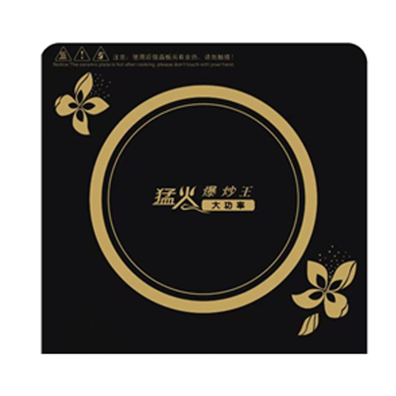 定制各种按键电磁炉电陶炉商用微晶玻璃耐高温面板配件方形 500*500*6mm高清大图