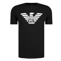 EMPORIO ARMANI 阿玛尼 2020年新款男士夏季红色棉质logo印花短袖T恤