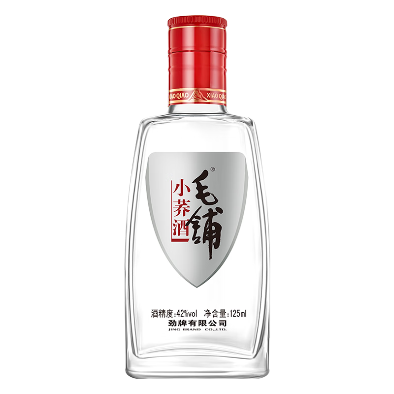 劲牌 毛铺小荞酒 苦荞酒 42度 125ml*6瓶 白酒基酒 整箱装高清大图