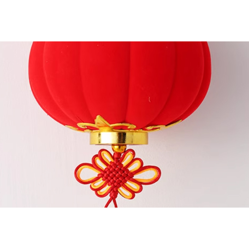 锦瑞星 植绒小灯笼 30#6连 /个高清大图