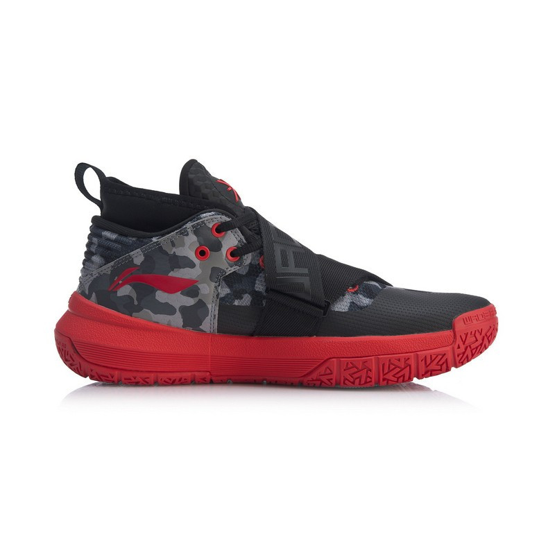 李宁（LI-NING）男士韦德之道全城7赞助版魔术贴防滑耐磨篮球鞋ABAP105