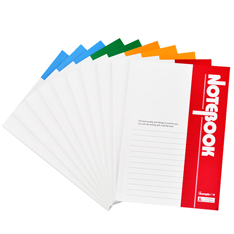 广博(GuangBo) GBR0789 笔记本子软抄本记事本 A5 30张 10本/套 配色 (单位:套)高清大图