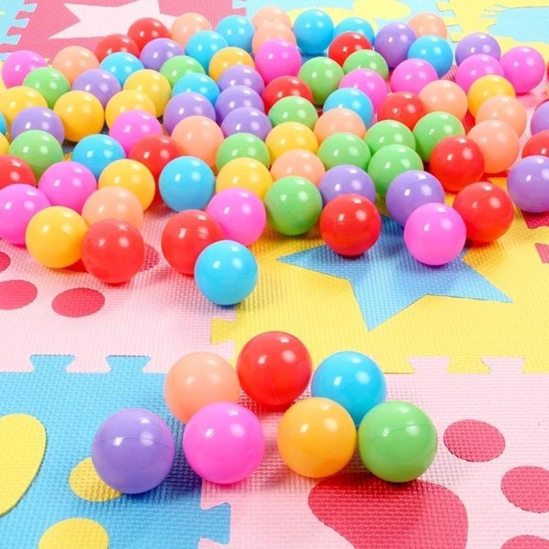 马卡龙海洋球波波球宝宝洗澡儿童玩具玩具球彩色海洋球婴海洋球池50个