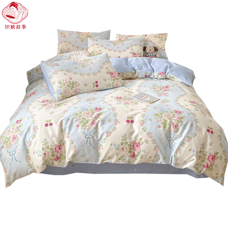 织娘故事 四件套 A类纯棉 1.5/1.8米床/套高清大图