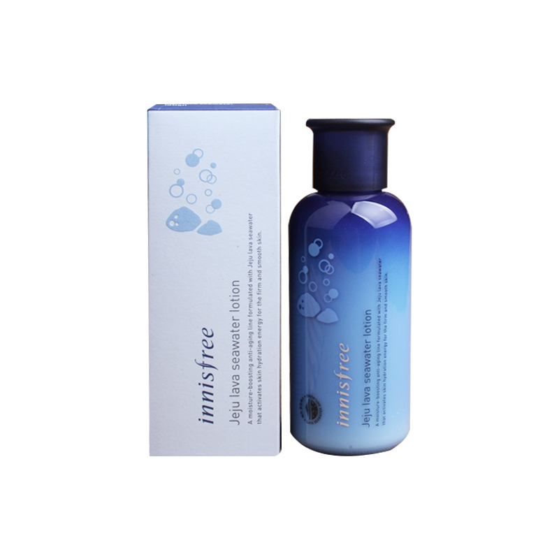 [打造弹润水光肌]Innisfree 悦诗风吟 济州熔岩海水 菁妍保湿 润肤乳 160ml/瓶 快速补水