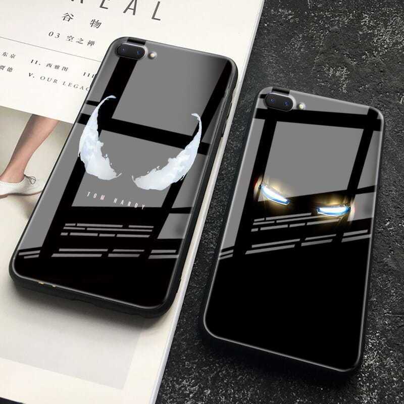 oppoa5手机壳a3手机壳玻璃壳镜面时尚全包个性创意男士生女款漫威a3