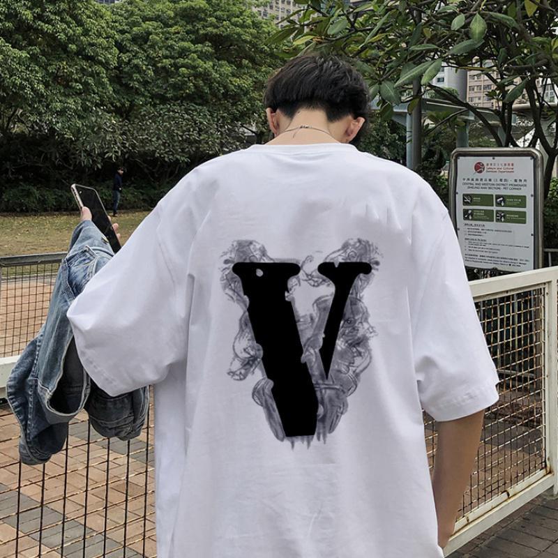 夏季ins韩版棉短袖男宽松学生帅气上衣男士潮牌T恤百搭打底衫男威珺