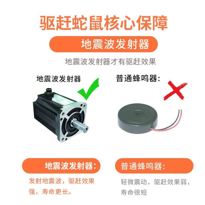 天臣玖号 驱蛇器神器粉装置灯赶灭长效家用户外太阳能超声波强力赶防蛇神器 (单位:个)按个销售