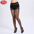 浪莎丝袜子女士夏季薄款网红菠萝袜性感美腿任意剪防脱丝加裆打底连裤袜1双 单加档/适合90-115斤 菠萝袜1双/黑1