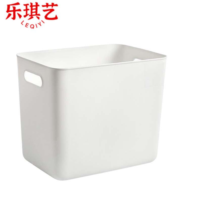 乐琪艺白色收纳盒26.5*17.5*25cm个高清大图