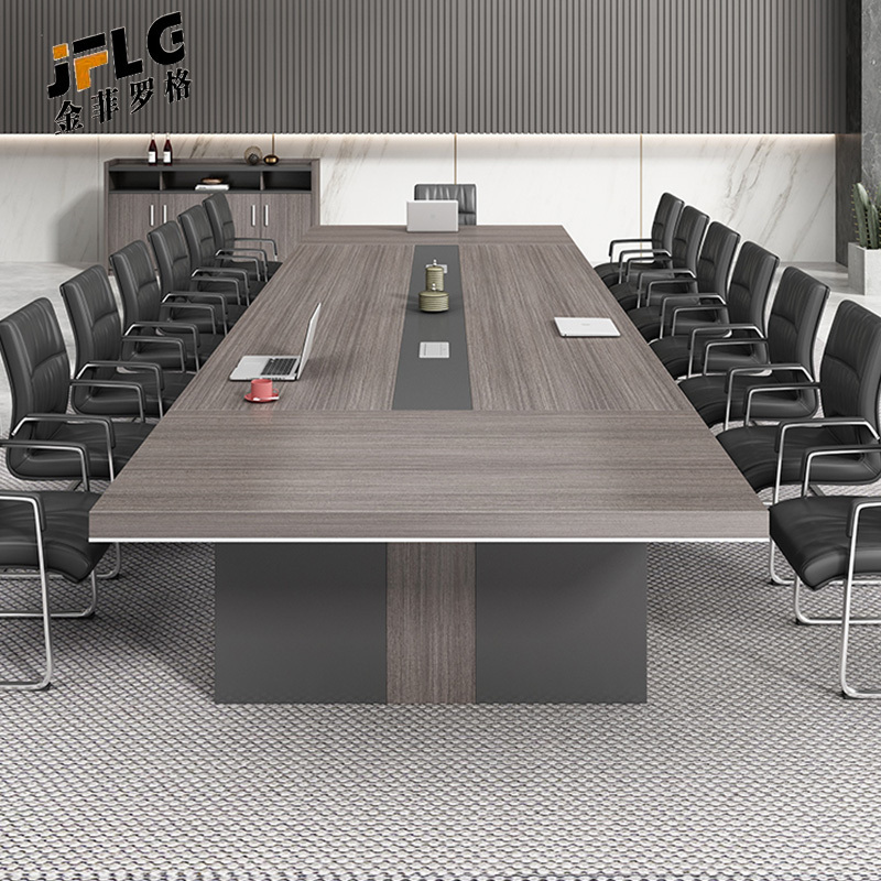 苏宁 金菲罗格 简约现代会议桌接待洽谈桌 2400*1200*750高清大图