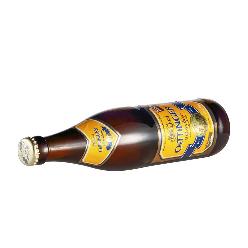 德国原装进口奥丁格(OETTINGER)自然浑浊型小麦白啤酒500ML(12瓶/箱)