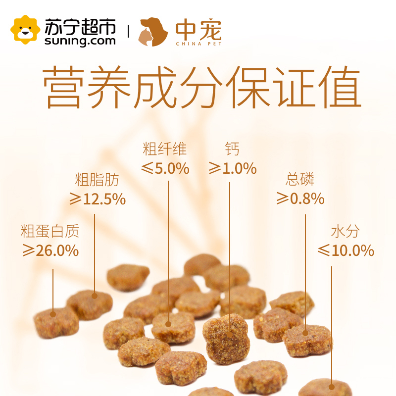 中宠狗粮哈士奇阿拉斯加萨摩耶全价雪橇犬专用粮鸡肉单一动物蛋白无谷低敏配方2KG狗干粮犬粮