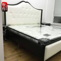 欧式床实木双人床现代简约美式轻奢床花公主床1.8米新古典床
