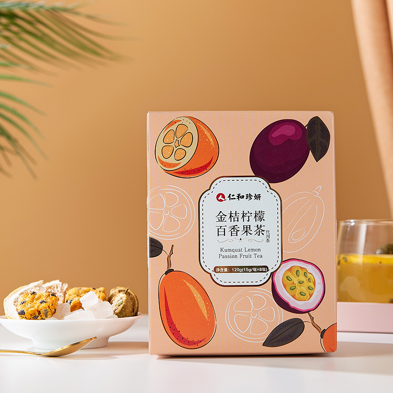 金桔柠檬水果茶百香果蜂蜜冲泡纯果干泡水花茶茶包花果茶包柠檬片