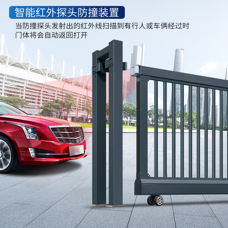 CJ-XFM01智能电动悬浮门工厂平移门铝合金电动门
