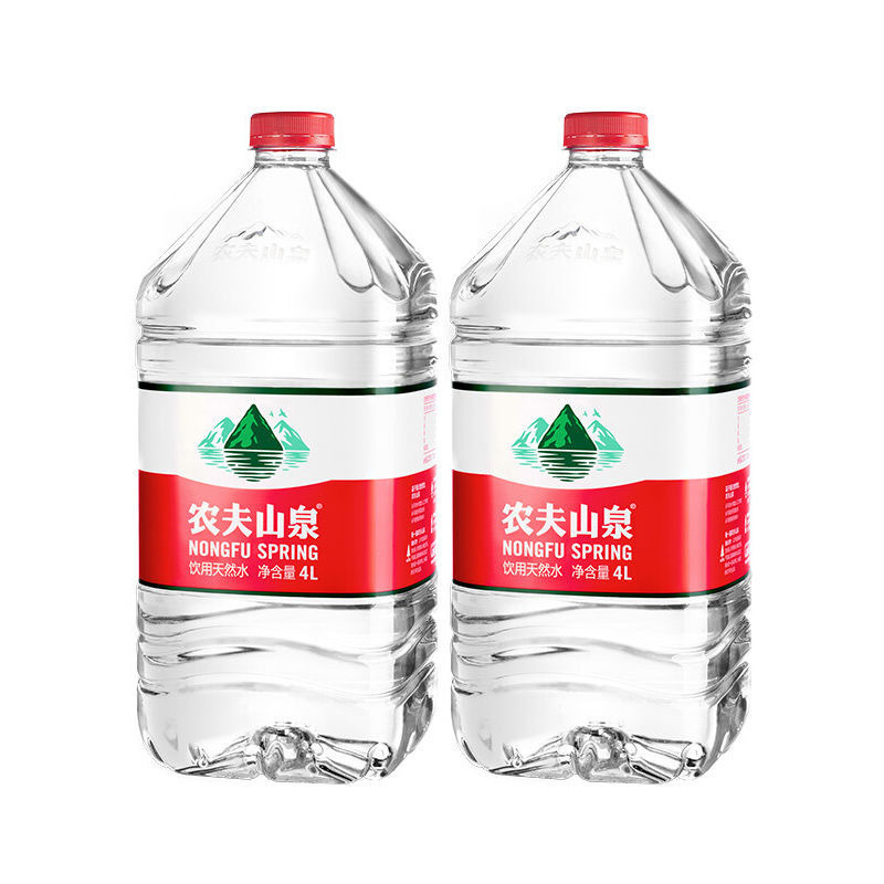 农夫山泉饮用天然水4l4桶整箱装桶装水