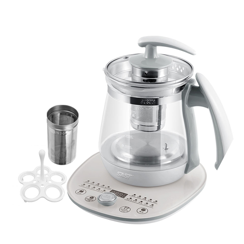 先科SAST XH-831D 电水壶 1.5L花茶壶 智能感温1200W多功能茶壶带过滤网 (单位:件)