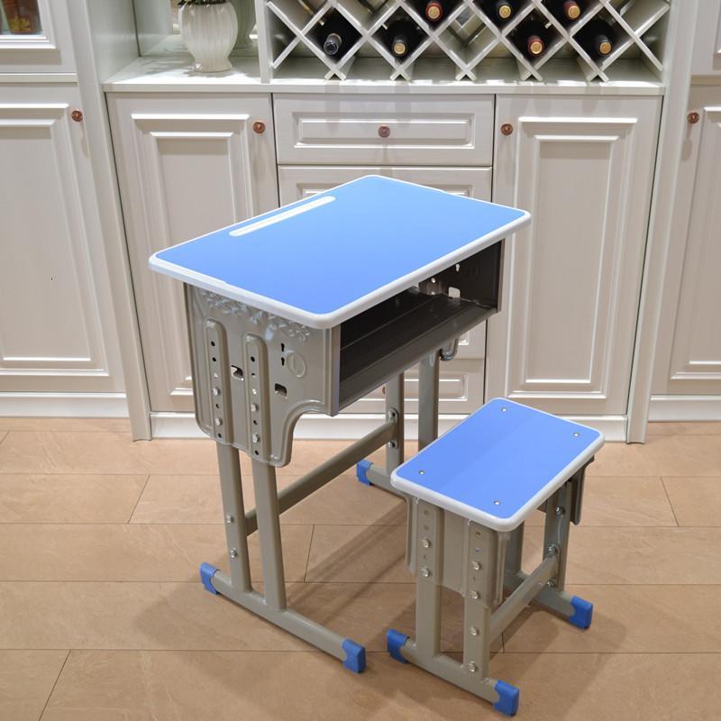 中小学生学校课桌椅儿童写字桌辅导班培训课桌家用单人成人学习桌定制